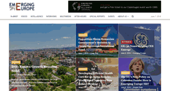 Desktop Screenshot of emerging-europe.com